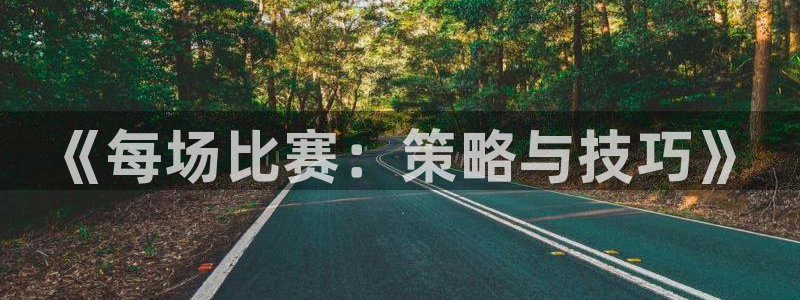  《每场比赛：策略与技巧》
