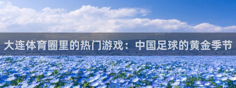  大连体育圈里的热门游戏：中国足球的黄金季节