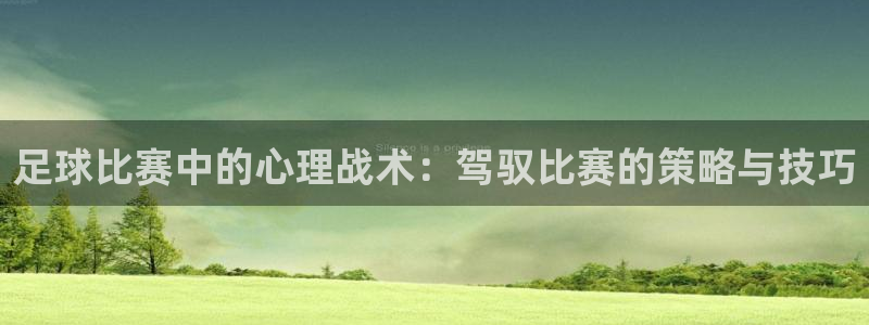 足球比赛中的心理战术：驾驭比赛的策略