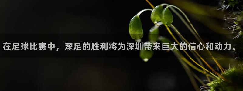  在足球比赛中，深足的胜利将为深圳带来巨大的信心和动力。